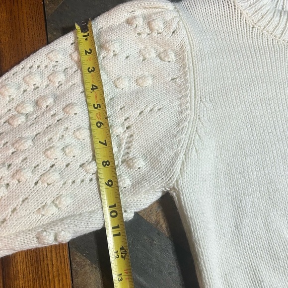 Q&A Elegant Off White Pom Pom Sweater - Picture 5 of 9